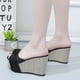 thumbnail image 4 of Zapatos de plataforma de cuña de verano para mujer, zapatillas de tacón alto con plataforma para pies Wmkox8yii hj789, 4 of 8