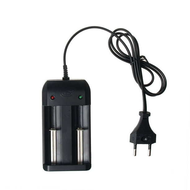 Cargador de Batería onlyliua para Baterías Recargables de Litio 18650 14500 26650 Enchufe Europeo
