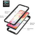 thumbnail image 6 of Case for Galaxy A04E,Galaxy A03 164mm Case,Slim Full-Body Rugged Stylish Protective Clear Back Hybrid 3-in-1 Case with Built-in Screen Protector Phone Case for Samsung Galaxy A04E 4G (Black), 6 of 6