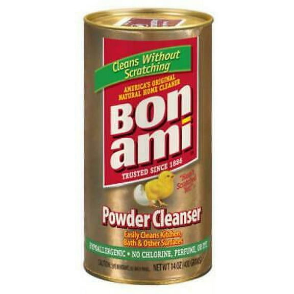 8PC Bon Ami 14 OZ Polishing Cleanser Gentle Feldspar & Calcite With Detergent