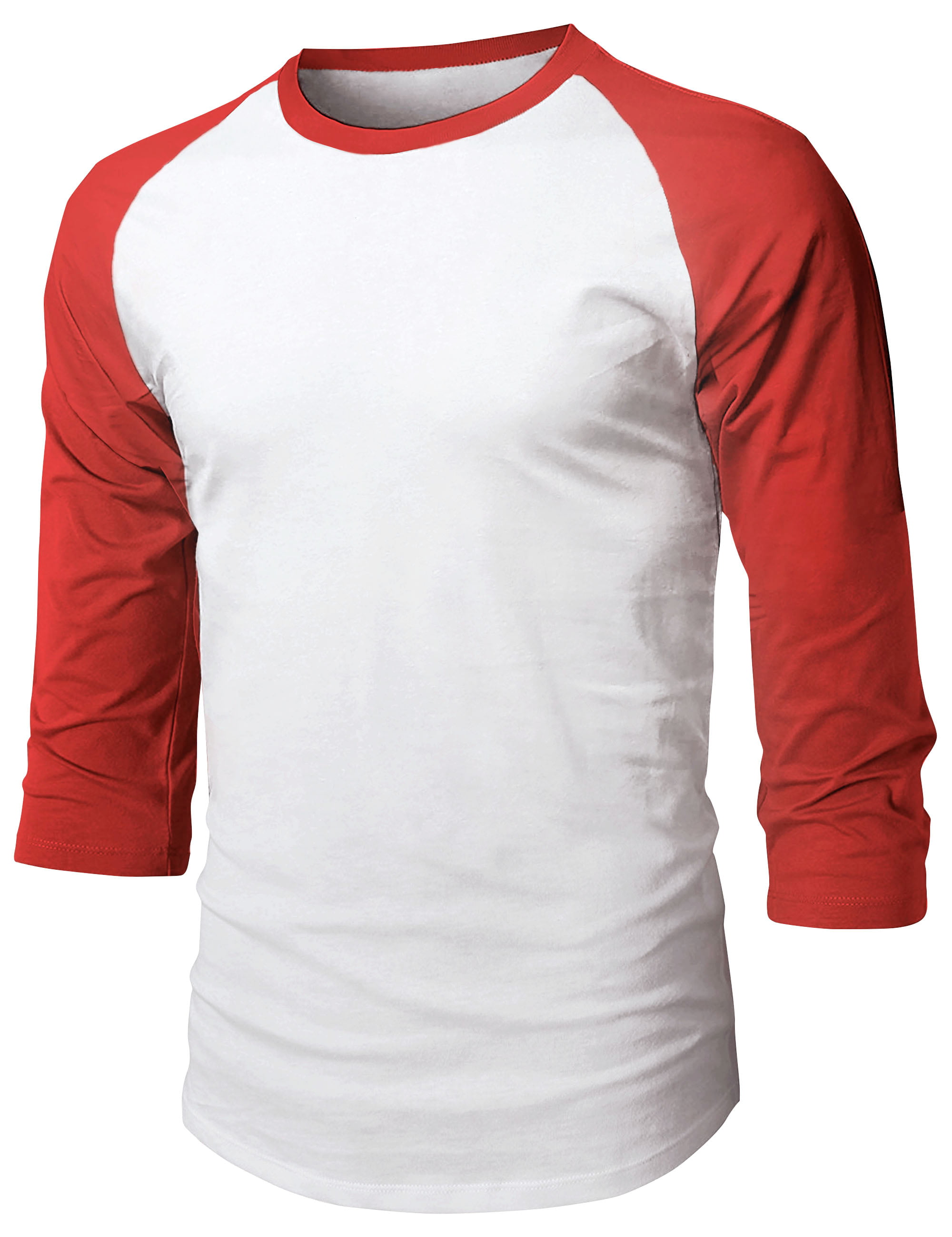 Mens Baseball Jersey T Shirt Raglan Stripe Sports Team Hipster Tee Casual S-3X 