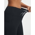 thumbnail image 5 of baleaf Womens 25" Yoga Pants Wide Leg Ankle Dress Pant with Pockets High Waist Petite Stretchy Casual Travel Black L, 5 of 7