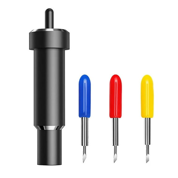 Deep Cut Blade Set for Cricut Machines Carbide-Tungsten Steel, Easy Installation