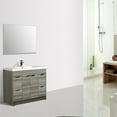 thumbnail image 2 of Eviva Lugano 48" Ash Modern Bathroom Vanity with White Integrated Acrylic Sink, 2 of 5