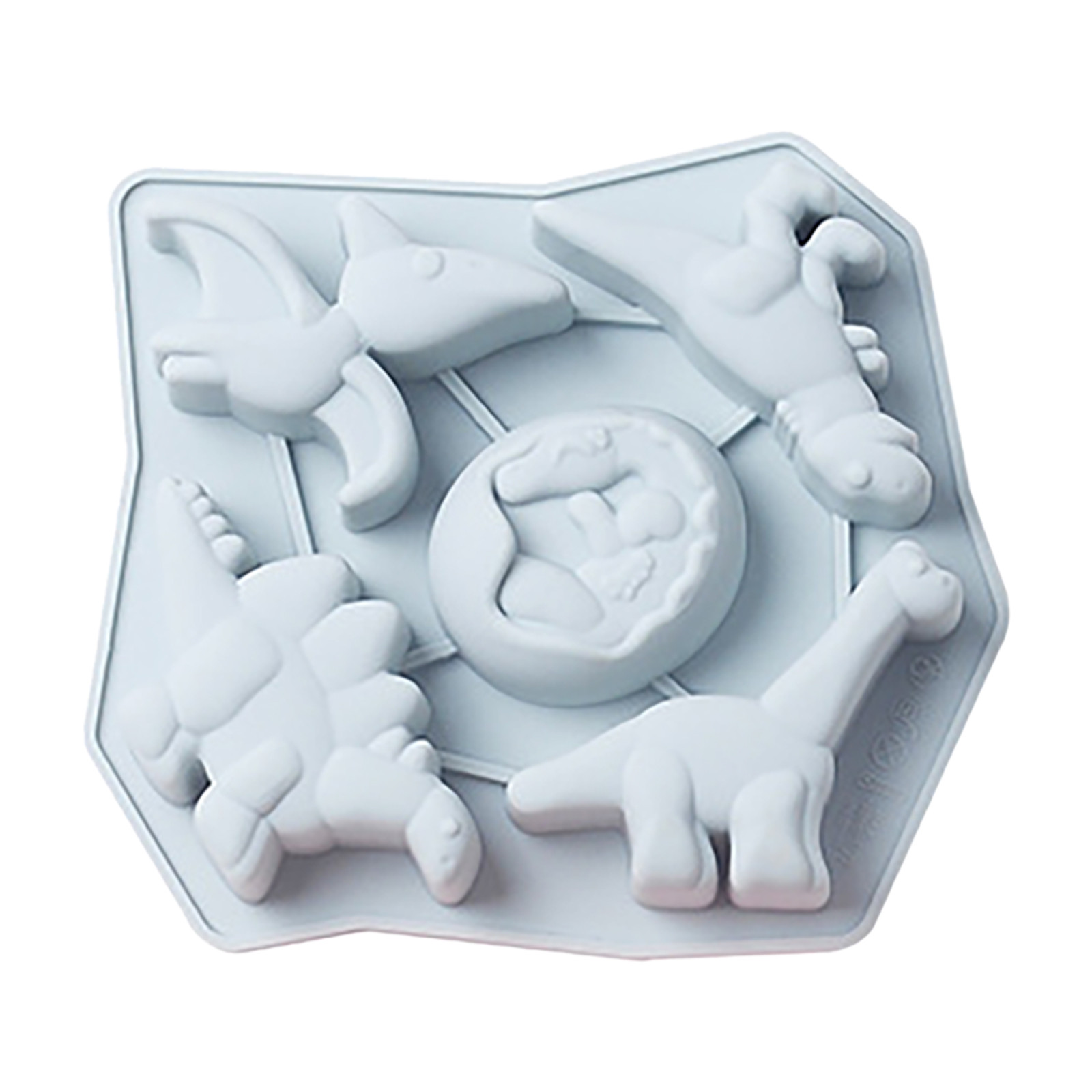 Fonwoon Dinosaur Cake Mold Animal Jelly Mold Ice Tray Baking Pudding Chocolate Mold