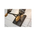 thumbnail image 3 of Lucas McKearn Felice 2-light Flame-shaped Metal Bath Vanity Light in Dark Bronze, 3 of 5