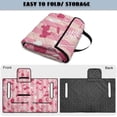 thumbnail image 6 of Xixirimido Easy-carry Golf Cart Seat Covers, Portable Golf Cart Seat Towel Blanket Quilted with 4 Pockets Fits for EZGO, Yamaha, Club Car & More 2-Seat Carts, Golf Balls Cars Clubs Pink, 6 of 8