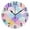 Black, variant on Pastel Colors Scales Round Wall Clock Battery Operated Silent Non-Ticking Bedroom Office Kitchen Home School Decor 10"(Gold)