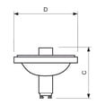 thumbnail image 3 of Philips 35w MasterColor CDM-R111 NFL24 GX8.5 3000K HID Light Bulb, 3 of 6
