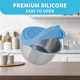 thumbnail image 4 of Mini Food Storage Container Set with Lid, Stainless Steel Snack Box, Pack of 6, Durable Snack Boxes, Freezer Containers, Storage Containers with Silic, 4 of 5