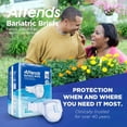 thumbnail image 5 of Attends Bariatric Adult Incontinence Brief, Tab Closure, 2X-Large, Disposable, Ultimate Absorbency, Bag of 12 (6 Pack), 5 of 8