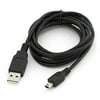 Mini USB Charge Cable for Playstation 3 PS3 GPS Units by Mars Devices 6 Feet Black