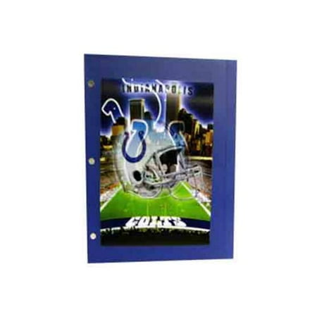 Bulk Buys Indianapolis Colts 3-D 2 Pocket Portfolio - Case of 12