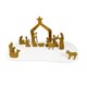 thumbnail image 2 of Figuras de belén navideño, adornos de escritorio, manualidades creativas, estatuas del nacimiento de Jesús, esculturas para estantería de sala de, 2 of 8