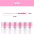 thumbnail image 6 of Bumiews Mascara Wands, Disposable Eyelash Brushes, Eyebrow Makeup Brushes with Crystal Handle(Pink), 6 of 7