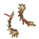 thumbnail image 3 of Pendientes de oreja Yinane 2pcs Bling Mujeres Hojas Ear Cuff Crawler Climber dorado, 3 of 8