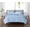 Breezy Blue, variant on Cannon Heritage 100% Microfiber Polyester Peach Blush 3-Piece King Comforter Set, Solid Casual themed, Adult Bedding, OEKO-TEX Certified