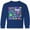 Royal Blue, variant on Inktastic 100 Days of School Pastel Stars Long Sleeve Youth T-Shirt