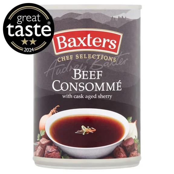 Baxters Beef Consomme Soup 400G - Iconic British Tinned Soup