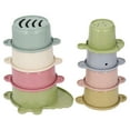 thumbnail image 4 of Juguetes de taza apilable Jadeshay 8 piezas de tazas apilables de colores para bebés, 4 of 14