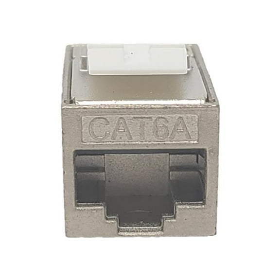 Micro Connectors C20-110L6ASKY-5 Cat 6A Shielded RJ45 Inline Keystone Coupler, Pack of 5