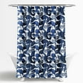 thumbnail image 5 of Lush Decor Tropical Paradise Shower Curtain Navy/Blue Single 72x72, 5 of 9
