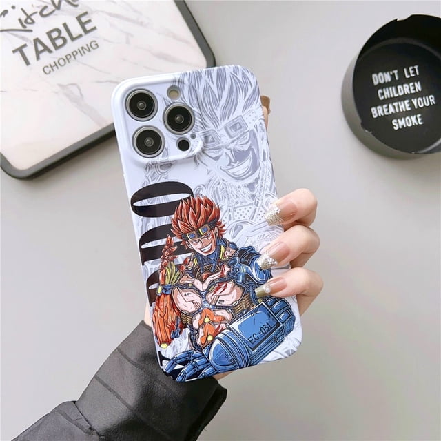 Nueva funda de teléfono para iPhone 14 promax 14pro 12 13, carcasa para iphone 11 promax, funda creativa de Anime japonés con imagen de dibujos animados Fivean unisex