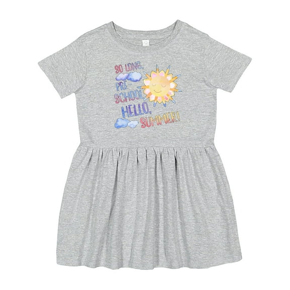 Inktastic So Long, Pre-school Hello, Summer Last Day of School Girls Toddler Dress