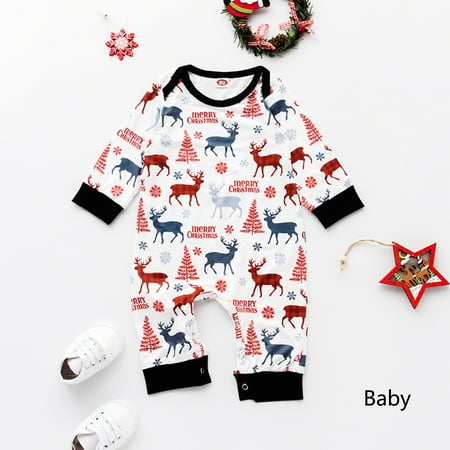 

Parent-Child Kid Outfit Christmas Flower Print Plaid Long-Sleeved Trouser Set