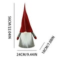 thumbnail image 2 of Fiudx Cubierta para Árbol de Navidad, Diseño de Muñeco Enano Sin Rostro, Tela Festiva, Pequeño Colgante Decorativo, Ideal para Árbol de Navidad o Pared, Decoración Navideña, Ideal para Fiestas Navide, 2 of 2