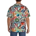 thumbnail image 3 of Kdxio Men's Hawaiian Shirt for Men Short Sleeve Shirt Cute Nautical Summer Casual Holiday Beach Button Down T-Shirts, 3 of 5
