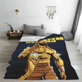 thumbnail image 4 of Roman Wres-Tler Reign Blanket Soft Cozy Fleece Throw Blanket Lightweight Warm Fuzzy Flannel Blankets and Throws for Couch Sofa Bed 60"x50", 4 of 8