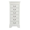 thumbnail image 4 of Glory Furniture Louis Phillipe 7-Drawers Bedroom Lingerie Chest in White, 4 of 8