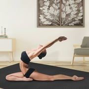 Wesfital Indoor Extra Large Yoga PVC Mat Black