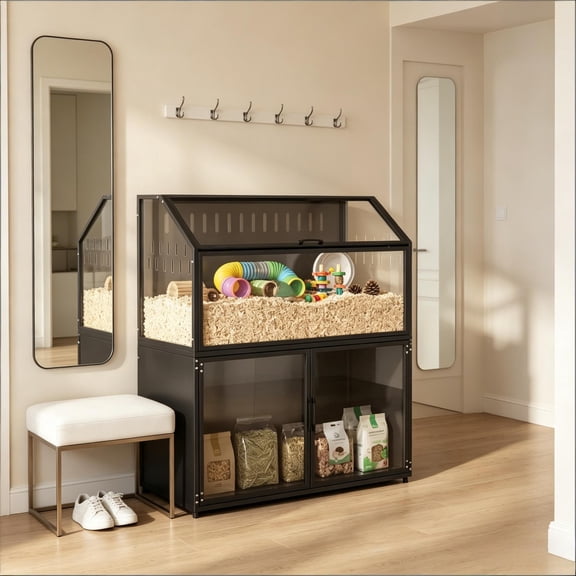 JUYG Small Animal Cage, Hedgehog/Mice/Gerbil Habitat