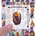 thumbnail image 6 of 35pcs-50pcs Halloween Stickers Stationery Stickers Ghost Decals Funny Stickers for Suitcase Fridge Laptop, 6 of 9