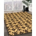 thumbnail image 2 of Ahgly Company Indoor Square Abstract Bakers Brown Abstract Area Rugs, 3' Square, 2 of 6