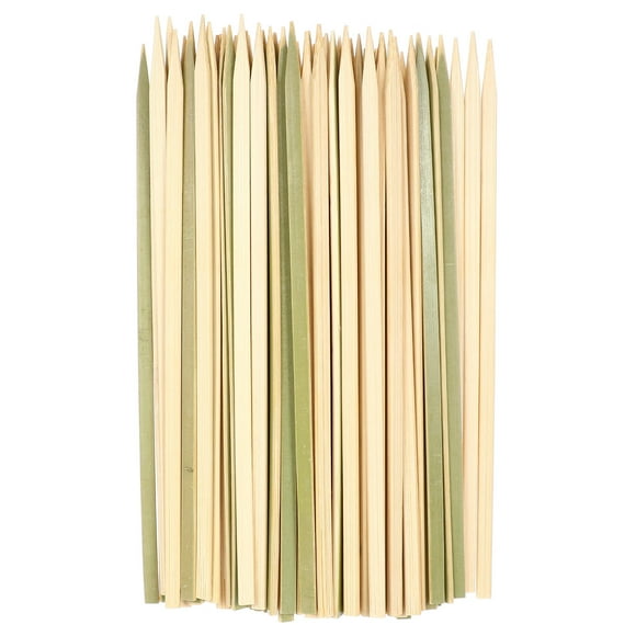 ORDDIART Lot de 34 Brochettes Longues Plates en Bambou pour Rôtir 8.3x0.2 Po