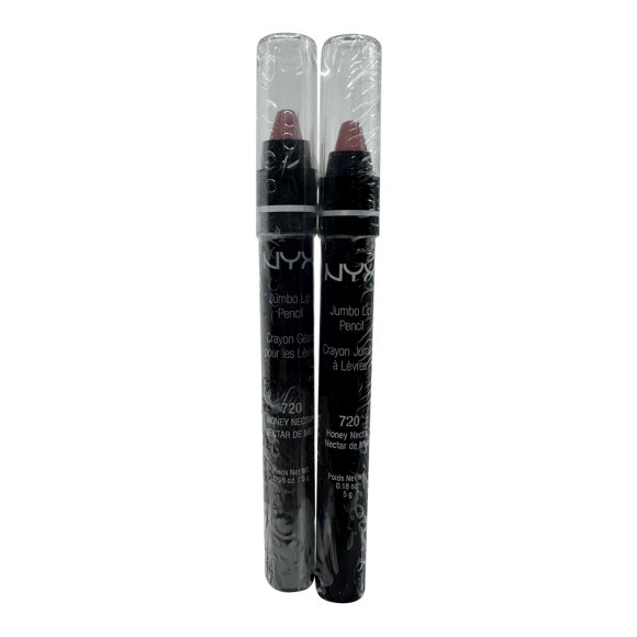 NYX Jumbo Lip Pencil 720 Honey Nectar 0.18 OZ Set of 2