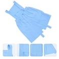 thumbnail image 4 of LOLIPPYY 1Pc Blue Cotton Linen Apron with Pockets for Baking and Art, 4 of 7
