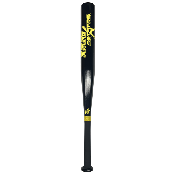 Future Stars Aluminum Baseball & Softball Bat 28" Black & Yellow