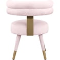 thumbnail image 2 of Meridian Furniture Fitzroy Pink Velvet Dining Chair (Set of 2), 2 of 8