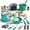 Green, variant on RUVINCE 32-Piece Kids Kitchen Set with Play Food, Cooking Utensils, Pots, Pans & Cookware Toys for Boys & Girls