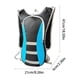 thumbnail image 3 of Mochila de hidratación ligera con bolsa de agua de 2L para correr, ciclismo, senderismo y deportes al aire libre, nailon transpirable, múltiples bolsillos, unisex, azul, verde, naranja, transparente., 3 of 6