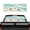 Beach Starfish Pattern, variant on Psesaysky Camouflage US Flag Green Truck Rear Window Sticker, Durable Vinyl, UV Protection See Through Pickup Car Window Stickers Waterproof