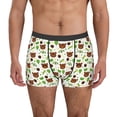 thumbnail image 2 of Goofa Cute Bear Printed Men's Boxer Briefs Underwear, Moisture-Wicking Underwear, Trunk,Soft and Breathable Cotton Underwear-Small, 2 of 9