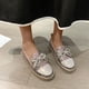 thumbnail image 2 of Amzcrzy Zapatos de mujer,Zapatos de mujer,Zapatillas de mujer, Zapatos planos de corte bajo para mujer, con lazo, de moda, con un solo pedal. Sandalias Mujer Zapatillas De Casa, 2 of 7