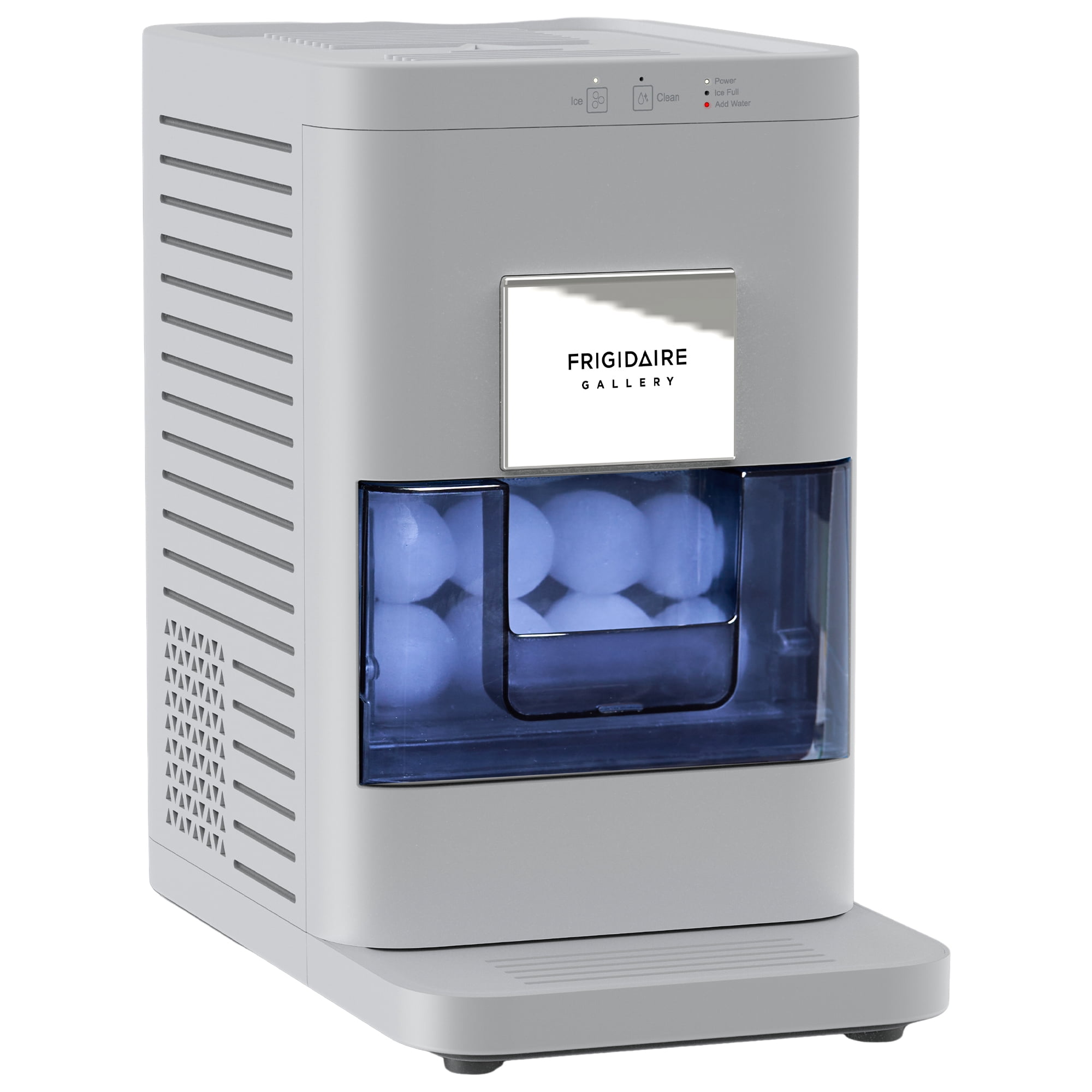 Frigidaire Gallery 44 lbs. Artisanal Sphere Ice Maker, Self-Cleaning Ice Machine with Touchscreen  Controls, Grey