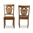 thumbnail image 3 of Baxton Studio Gervais Dining Chair, Set of 2, Walnut Brown, 3 of 8