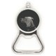 thumbnail image 1 of Perro animal de compañia noche solitaria Acero inoxidable Metal cerveza tapa sacacorchos, 1 of 3